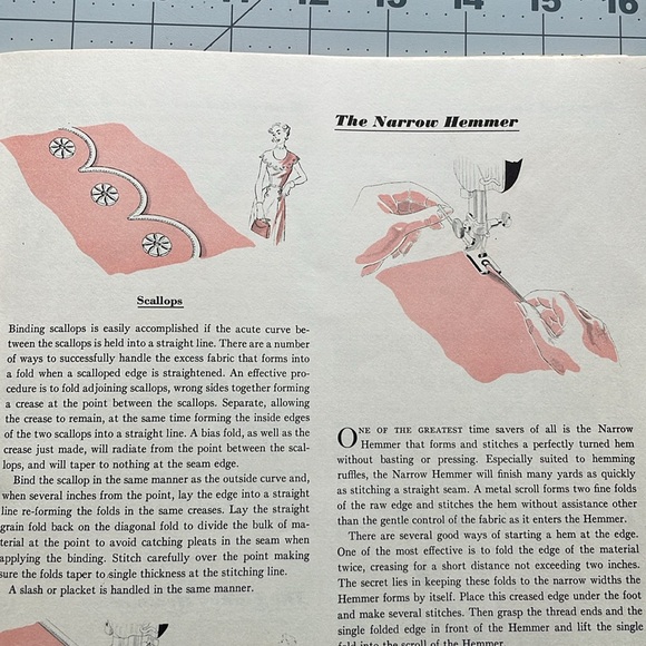 Vintage Singer Sewing Skills Reference Book (booklet copyright 1955) - Picture 9 of 14